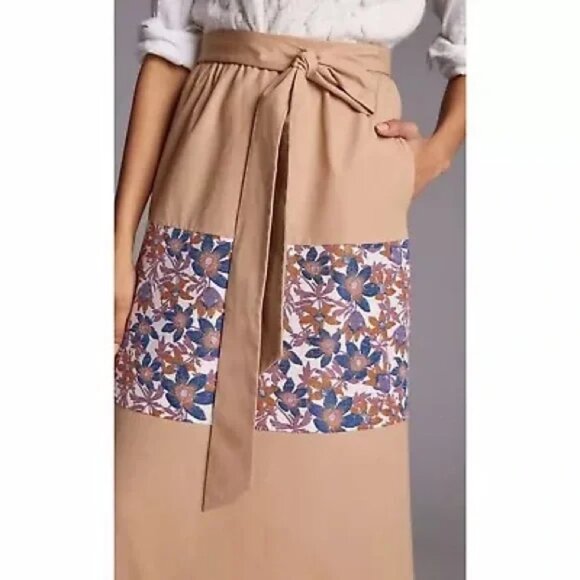 Anthropologie Sachin & Babi Jacquard Cotton Floral Maxi Skirt - NWOT - Picture 3 of 6